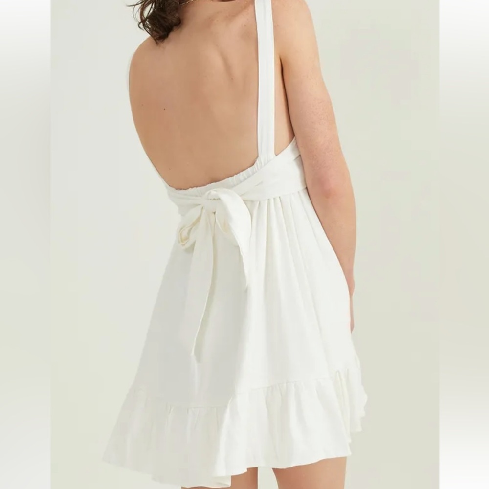 Off White Babydoll Dress
